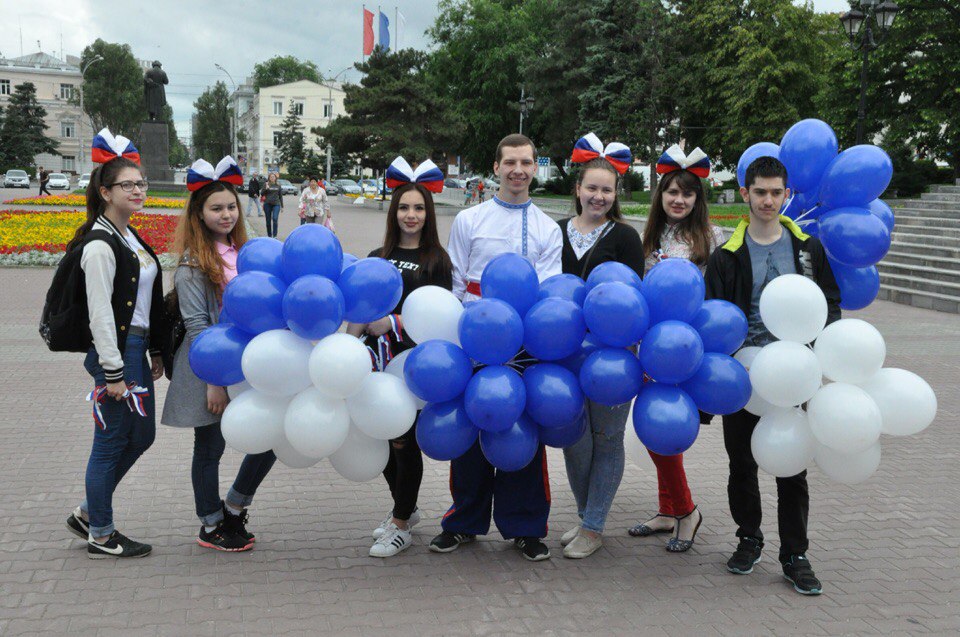 Совет молодежи празднует День России